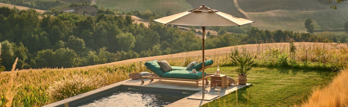 Teak-Schirme Teak-Schirme