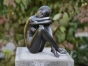 Bronzeskulptur "Sitzende Jolande" Aktfigur