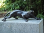 Kleiner Jaguar aus Bronze 