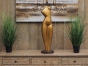 Bronzeskulptur "Frauengestalt abstrakt"