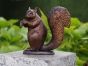 Bronzefigur "Eichhörnchen" auf Sockel