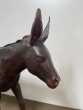 Bronzeskulptur "Esel" - naturalistisch