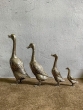 Bronzeskulptur "Entenfamilie" Silber
