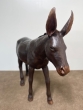 Bronzeskulptur "Esel" - naturalistisch