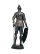 Bronzeskulptur "Stehender Ritter" - lebensgroß