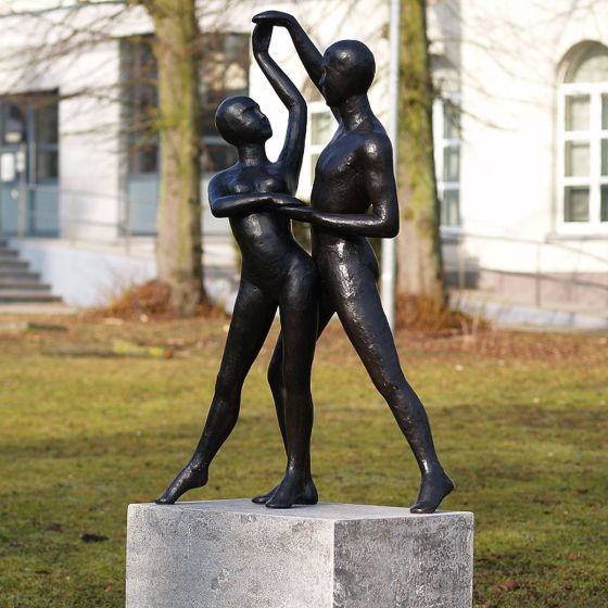 Aktfigur Tanzpaar bronze