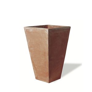 TonStudio Terrakotta Vase, eckig