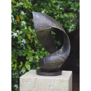 Bronzeskulptur "Abstrakt moderne Welle"