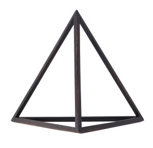Tetrahedron in schwarz von AM