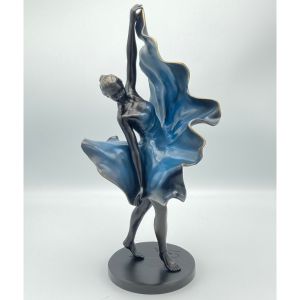 Bronzeskulptur "Ballerina in der Pirouette", groß