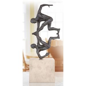 Edition Strassacker Bronzeskulptur "Engelgriff" von Adelbert Heil - limitiert auf 49 Stück