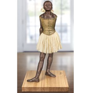Beispiel Frontansicht der Bronzeskulptur "Vierzehnjährige Tänzerin"