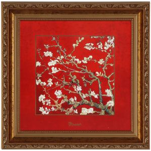 Goebel Wandbild "Mandelbaum Rot", klein, von Vincent van Gogh