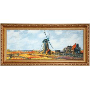 Goebel Wandbild "Tulpenfeld" von Claude Monet - limitiert