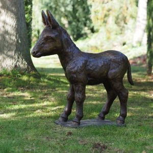 Bronzeskulptur "Baby Esel"