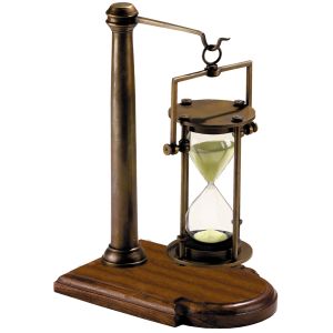Authentic Models Sanduhr/Stundenglas Bronze mit Ständer - 30 Minuten