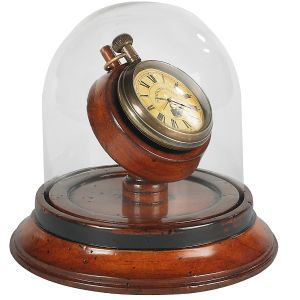 Viktorianische Glaskuppel Uhr