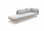 Dedon Sealine Lounge Daybed rechts in titan