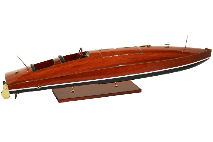 Bootsmodell Modellboot Zipper Speedboot Hacker-Craft