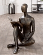 Skulptur "Lesen - Buch"