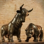 bronzefigur Bulle und Bär