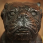 Bronzefigur Hund