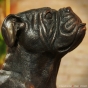 französische Bulldogge aus Bronze