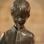 Saxophon Junge aus Bronze