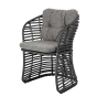 Cane-Line Basket Sessel in graphit inkl. Kissen