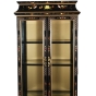 Vitrinienschrank mit Chinoiserien inkl. Beleuchtung
