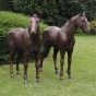 Bronzefigur Pferde