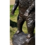 Bronzeskulptur "Stehender Bär" groß