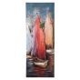 Metall - Wandbild "Segler Trio" Regatta