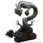 Bronzeskulptur "Lóng Chinesischer Drache" groß als Wasserspeier