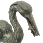 Rottenecker Bronzeskulptur "Graureiher-Paar" als Wasserspeier