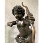 Nahaufnahme der Bronzefigur "Amor - Gott der Liebe"