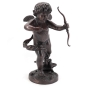 Frontansicht der Bronzefigur "Amor - Gott der Liebe"