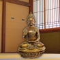 Beispielansicht der Bronzefigur "Sitzender Buddha"