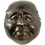 Messingskulptur "Buddha-Kopf - 4 Gesichter"