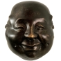 Messingskulptur "Buddha-Kopf - 4 Gesichter"