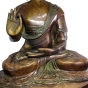 Bronzeskulptur "Sitzender Buddha mit Vitarka Mudra"