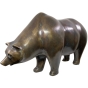 Bronzeskulpturen "Bulle & Bär - Börse", groß