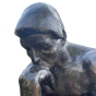 Bronzeskulptur "Der Denker" von Auguste Rodin