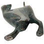 Befestigung abstrakte Katze aus Bronze 