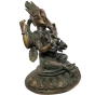 Ganesha aus Bronze mit einer grünen Patina um 1980
