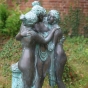 Bronzeskulptur "Die drei Grazien" nach Antonio Canova