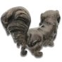 Bronzeskulptur "Hund - Pekinese"