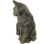 Bronzeskulptur "Zwei Schmuse-Katzen", 22cm