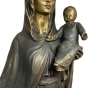 Bronzeskulptur "Madonna mit Kind"
