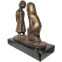 Bronzeskulptur "Zwei anmutige Mädchen" von G. Mariani